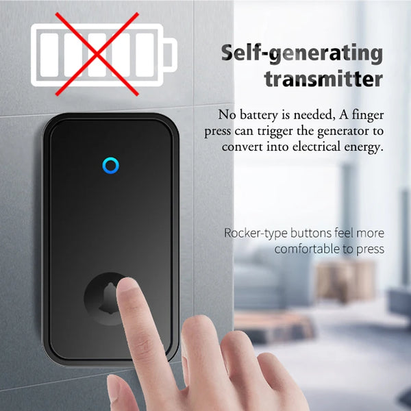 Kinetic Wireless Doorbell Set